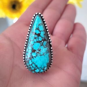 🩵Turquoise Gemstone Sterling Silver Ring